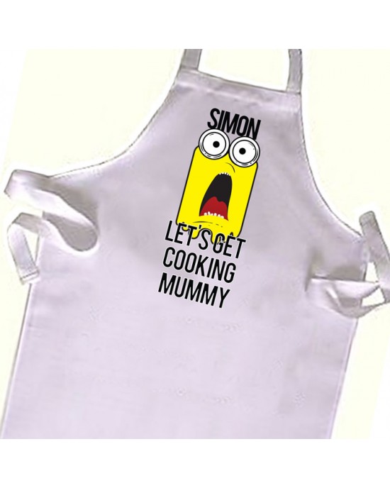 Cooking Monster Lets Get Cooking Chef Kids Apron Great Gift For