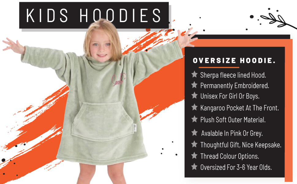 Personalised Kids Hoodie banner photo