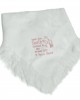 Personalised Christening Baby Shawl Blanket Embroidered design with any name