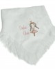 Personalised Baby Christening  Shawl, Blanket, Beautifully Embroidered 
