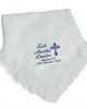 Personalised Baby Christening  Shawl, Blanket, Beautifully Embroidered Design With dates
