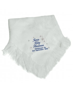 Personalised Baby Shawl Blanket Embroidered with any name for boys or girls Personalised Baby Shawl Blanket Embroidered with any name for boys or girls