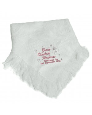 Personalised Baby Shawl Blanket Embroidered with any name for boys or girls Personalised Baby Shawl Blanket Embroidered with any name for boys or girls