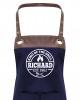 Premier Faux leather Trim  Mens King of The Grill Personalised Apron Apron With Pockets