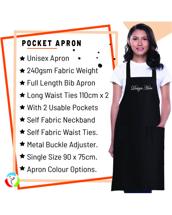 Personalised Apron, Unisex Apron, Head Chef, Kitchen Apron Unisex Apron With Pockets Personalised Apron, Unisex Apron, Head Chef, Kitchen Apron Unisex Apron With Pockets