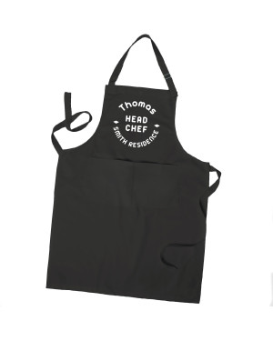 Personalised Apron, Unisex Apron, Head Chef, Kitchen Apron Unisex Apron With Pockets Personalised Apron, Unisex Apron, Head Chef, Kitchen Apron Unisex Apron With Pockets