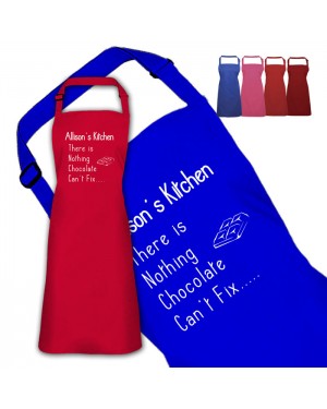 Chocolate Fix Design Personalised Colour Apron Ladies Fun Chef Kitchen Cooking Dinner, Quality Apron Chocolate Fix Design Personalised Colour Apron Ladies Fun Chef Kitchen Cooking Dinner, Quality Apron