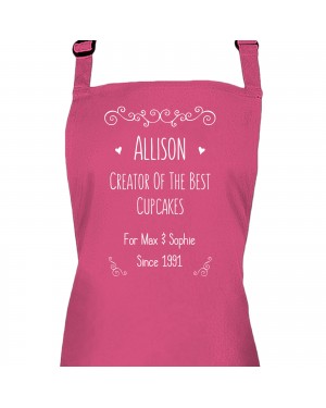 Fun Text Design Personalised Colour Apron Ladies Fun Chef Kitchen Cooking Dinner, Quality Apron Fun Text Design Personalised Colour Apron Ladies Fun Chef Kitchen Cooking Dinner, Quality Apron