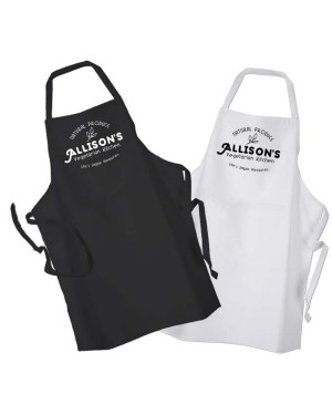 Vegetarian Chef Personalised BBQ & Grill, Cooking, Apron Black Or White. Change any Text For Your Message. Vegetarian Chef Personalised BBQ & Grill, Cooking, Apron Black Or White. Change any Text For Your Message.