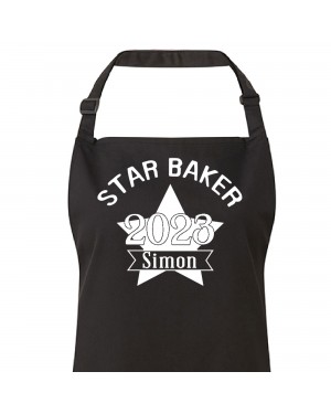 Star Baker Design Personalised Colour Ladies Quality Apron Star Baker Design Personalised Colour Ladies Quality Apron