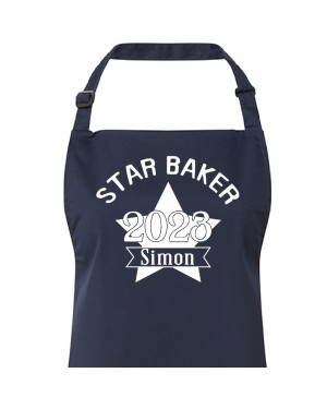 Star Baker Design Personalised Colour Ladies Quality Apron Star Baker Design Personalised Colour Ladies Quality Apron