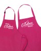 Personalised Cooking Apron Set. Perfect for Grandmas & Grandchildren in colours