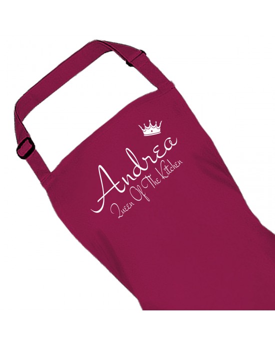 Personalised Cooking Apron Set. Perfect for Mummy Kitchen Queens & their princess children in colours