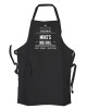 Your Name. BBQ & Grill, Cooking, Personalised Apron Black Or White.