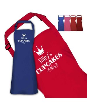 Queen Of Cakes Personalised Colour Apron Ladies Fun Chef Kitchen Cooking Dinner, Quality Apron Queen Of Cakes Personalised Colour Apron Ladies Fun Chef Kitchen Cooking Dinner, Quality Apron