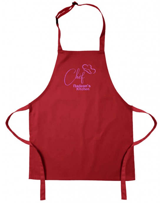 Personalised Embroidered Kids Children's Cooking Baking Apron.