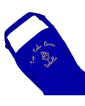 Personalised Embroidered Adult Cooking Apron. Cup Cake Queen design, thread colour choices. Personalised Embroidered Adult Cooking Apron. Cup Cake Queen design, thread colour choices.