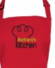 Personalised Embroidered Adult Cooking Apron. Kitchen Chef Hat design, thread colour choices.