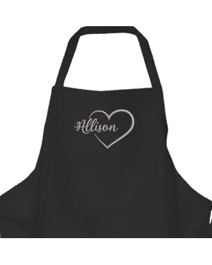 Personalised ,Premium Black Apron. Name Of your Choice Embroidered   Personalised ,Premium Black Apron. Name Of your Choice Embroidered