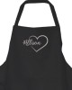  Personalised ,Premium Black Apron. Name Of your Choice Embroidered 