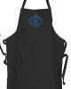  Personalised ,Premium Black Apron  A Lovely Barista Embroidered Design