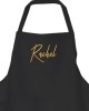  Personalised ,Premium Black Apron. Name Of your Choice Embroidered