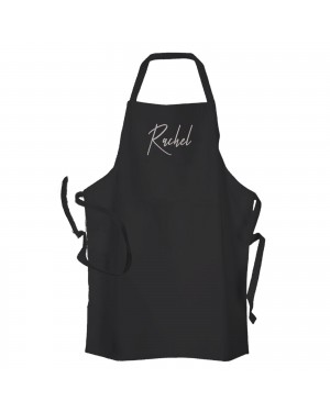 Personalised ,Premium Black Apron. Name Of your Choice Embroidered  Personalised ,Premium Black Apron. Name Of your Choice Embroidered