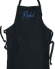  Personalised ,Premium Black Apron. Name Of your Choice Embroidered