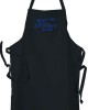  Personalised ,Premium Black Apron  A Lovely Embroidery Design Family Name-Kitchen. 