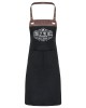 Personalised Mans Apron King Of The Grill Premier Faux leather Trim, BARBECUE, Mans Apron With Pockets
