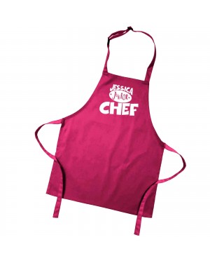 Personalised Junior Chef Kitchen Cooking Apron Personalised Junior Chef Kitchen Cooking Apron