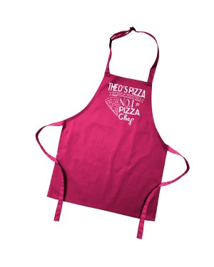 Personalised Kids Pizza Chef Children's Cooking Apron. In 4 Colour Choices  Personalised Kids Pizza Chef Children's Cooking Apron. In 4 Colour Choices