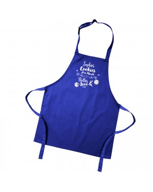 Personalised Cookie's are made with Love Children's Cooking Apron.  Personalised Cookie's are made with Love Children's Cooking Apron.