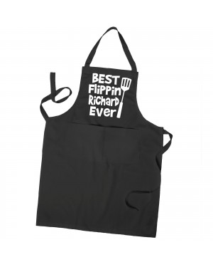 Personalised Mans Apron Best Flippin' Apron Barbecue Apron, Mens Apron, BBQ Apron With Pockets Personalised Mans Apron Best Flippin' Apron Barbecue Apron, Mens Apron, BBQ Apron With Pockets