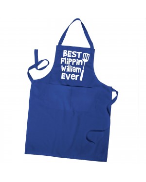 Personalised Mans Apron Best Flippin' Apron Barbecue Apron, Mens Apron, BBQ Apron With Pockets Personalised Mans Apron Best Flippin' Apron Barbecue Apron, Mens Apron, BBQ Apron With Pockets