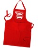 Personalised Mans Apron BBQ King Burger Cook Apron Barbecue Apron, Mens Apron, BBQ Apron With Pockets