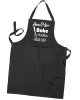 Personalised Mens Apron, Baking Chef Apron in Colours With Pockets Real Men Bake Apron