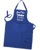Personalised Mens Apron, Baking Chef Apron in Colours With Pockets Real Men Bake Apron