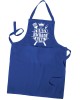 Personalised Men's BBQ King, Barbecue Apron Cooking Apron, Kitchen Apron With Pockets In Colours