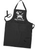 King Of The Grill Apron With Crown Personalised Mans Cooking Apron, Kitchen Apron With Pockets In Colours