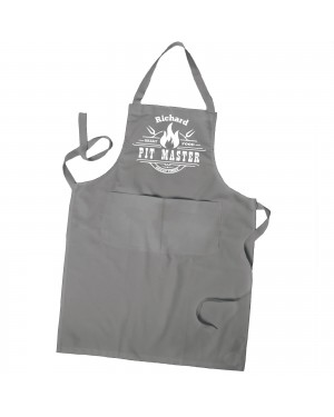Personalised Pit Master BBQ Apron, Cooking Chef Apron Unisex Apron With Pockets In Colour Personalised Pit Master BBQ Apron, Cooking Chef Apron Unisex Apron With Pockets In Colour