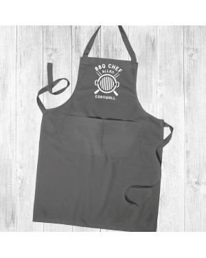 Personalised Apron, BBQ Grill, Cooking Chef Apron Unisex Apron With Pockets Personalised Apron, BBQ Grill, Cooking Chef Apron Unisex Apron With Pockets