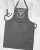 Personalised Apron, Mens BBQ Apron, Barbeque Chef, Kitchen Apron Unisex Apron With Pockets