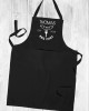 Personalised Apron, Mens BBQ Apron, Barbeque Chef, Kitchen Apron Unisex Apron With Pockets