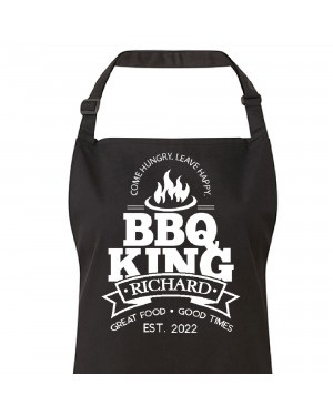 King / Queen Of The BBQ Personalised Apron, Barbeque cooking apron personalised with the wearers name. Available in colours. King / Queen Of The BBQ Personalised Apron, Barbeque cooking apron personalised with the wearers name. Available in colours.