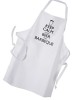 Keep Calm Drink Beer & BBQ Personalised Apron Black Or White