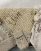 Personalised New Baby Gift Set, Super Soft Waffle Wrap, with Comforter, Hat & Mittens, New Baby Gift Personalised New Baby Gift Set, Super Soft Waffle Wrap, with Comforter, Hat & Mittens, New Baby Gift