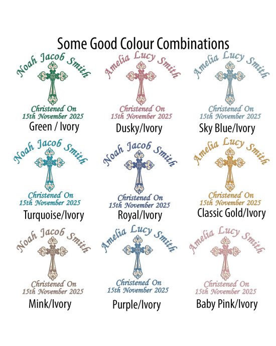 Pretty Embroidered Traditional Baby Shawl, Personalised Christening Shawl, Baptism Shawl, Naming Day shawl