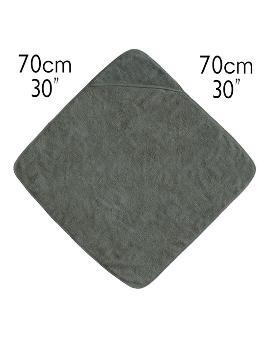 Personalised Embroidered Baby Hooded Towel, 100% Cotton Soft Hooded Bath Wrap