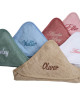 Personalised Embroidered Baby Hooded Towel, 100% Cotton Soft Hooded Bath Wrap